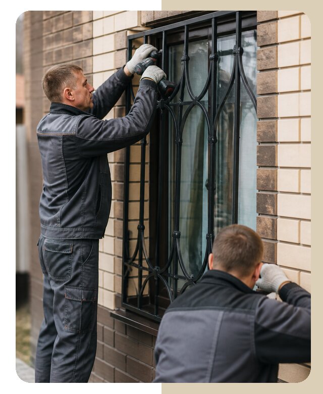 Установка решеток в дом в Сафонове по цене от 3587 р. | ДвериЛегко-Сфн